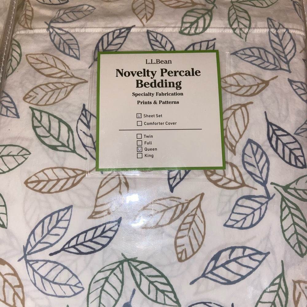 L.L. Bean Percale Sheets